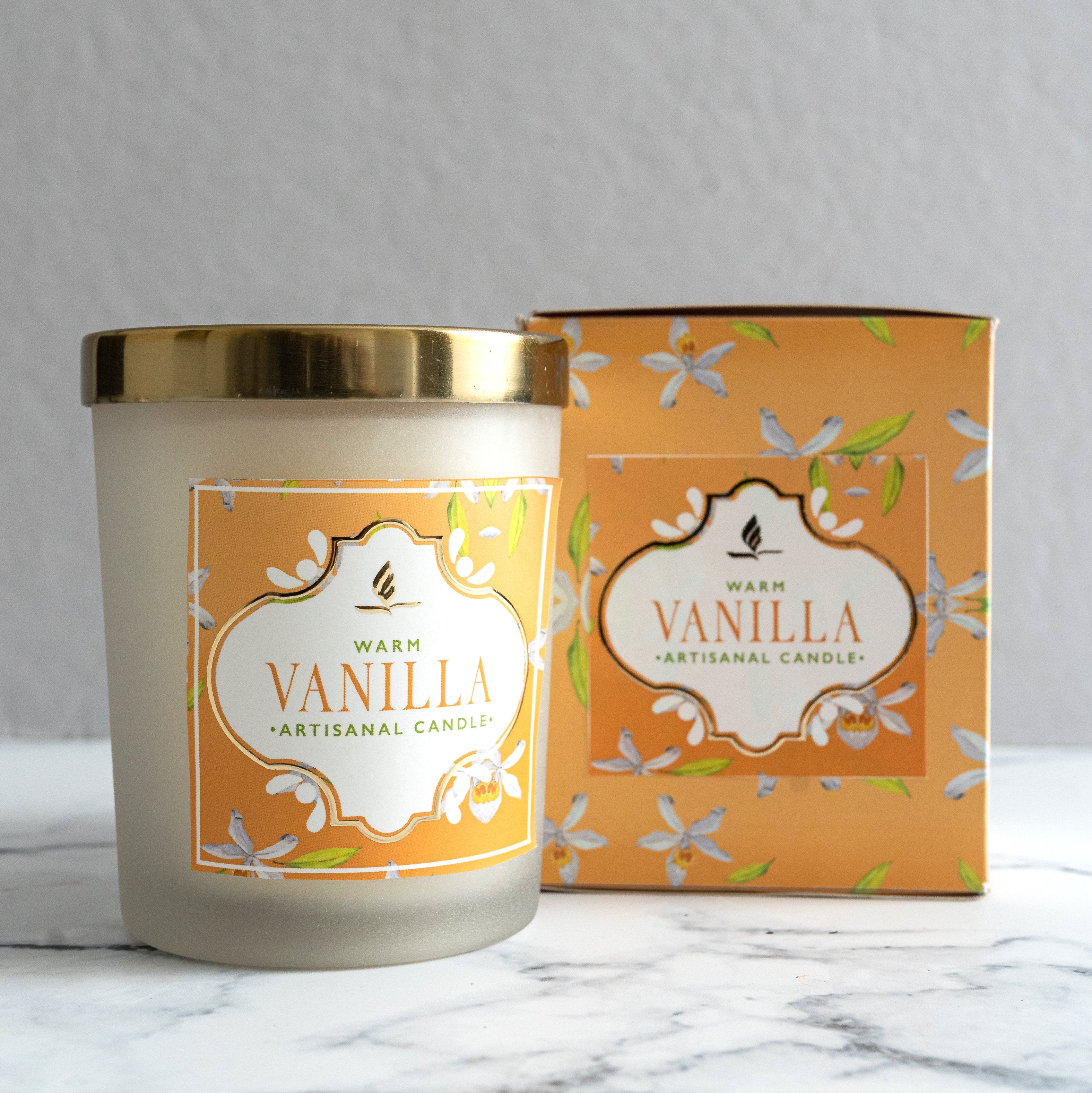 Warm Vanilla Artisanal Candle